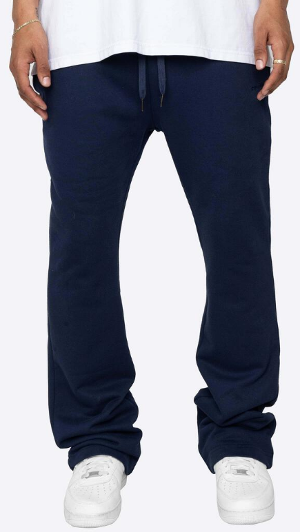 EPTM French Terry Flare Sweatpants Navy – DR STYLZ
