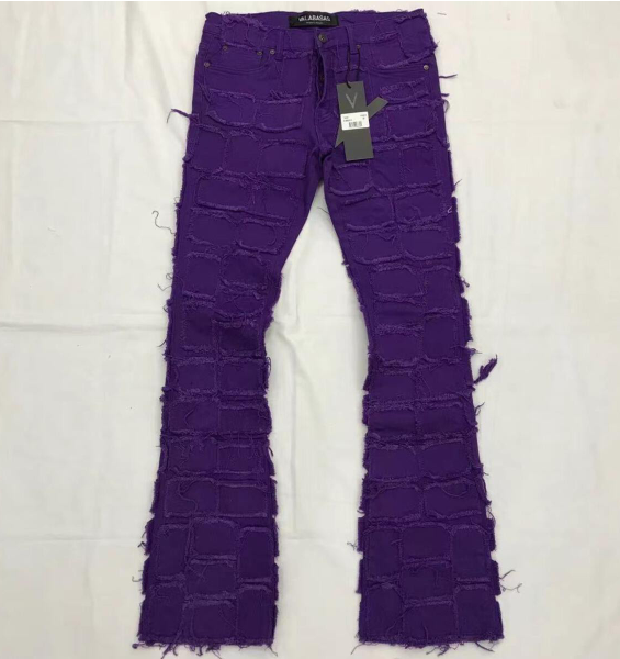 Valabasas Jeans 4444 Stacked Purple – DR STYLZ