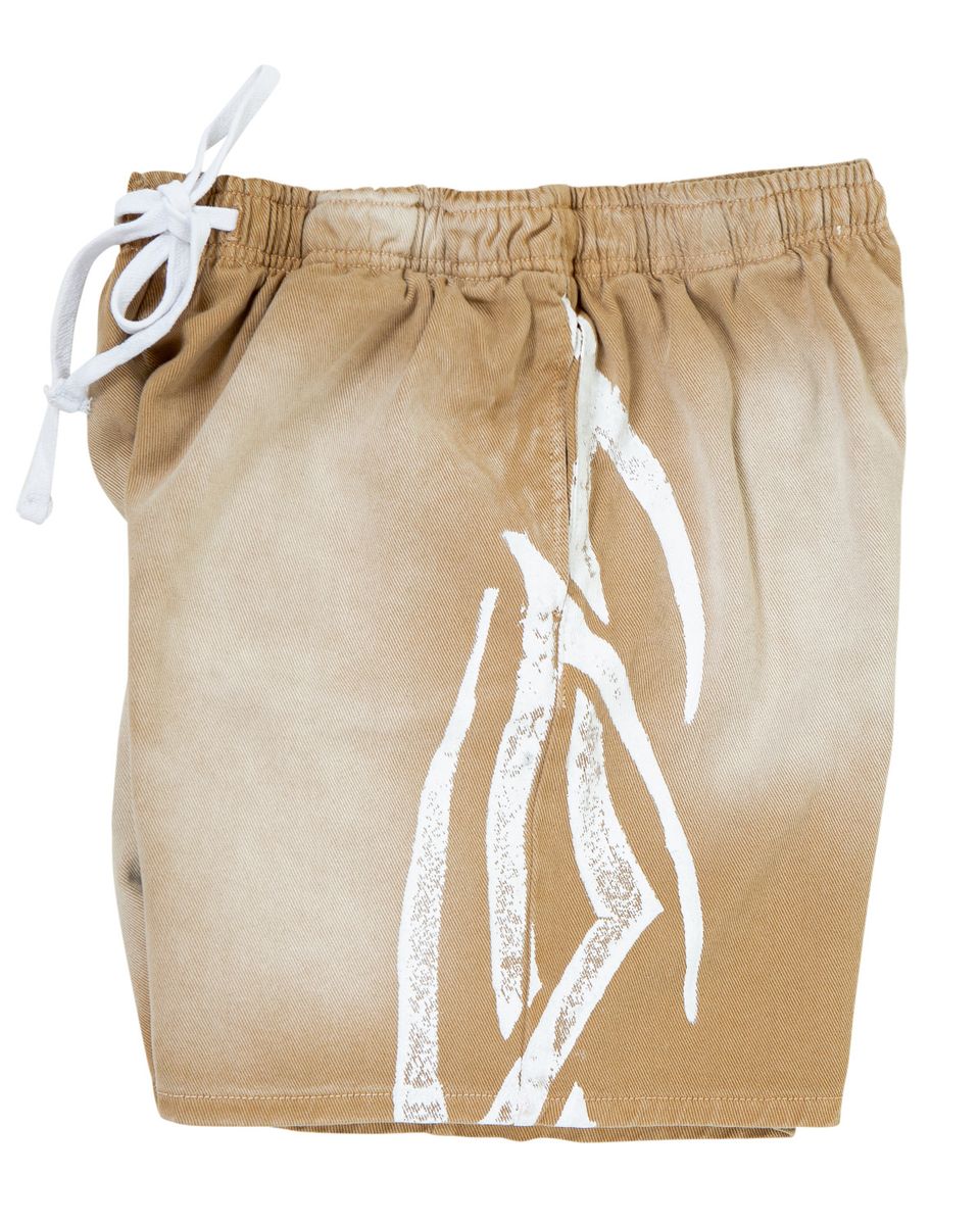 Golden Denim The Summer Shorts - Wild Horse Vintage Khaki / White