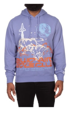 Billionaire Boys Club Hunt For The Moon Bleached Denim Hoodie