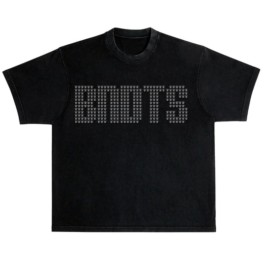 Bandits Pretty Girls Rhinestone Tee Black