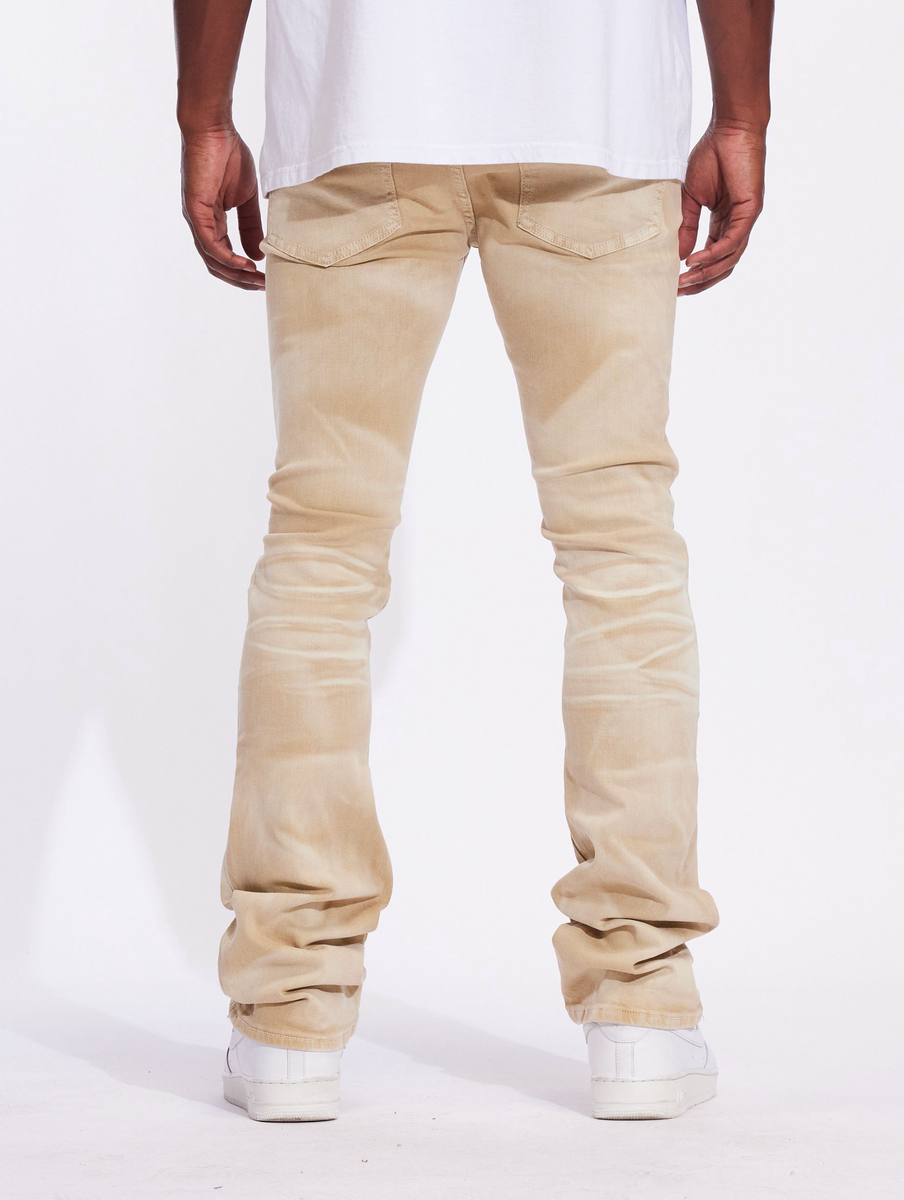 Crysp Atlantic Denim Arch Flare Tan (CRYF24-104)