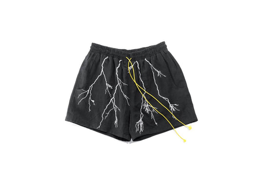 Diet Starts Monday Lightning Shorts Black