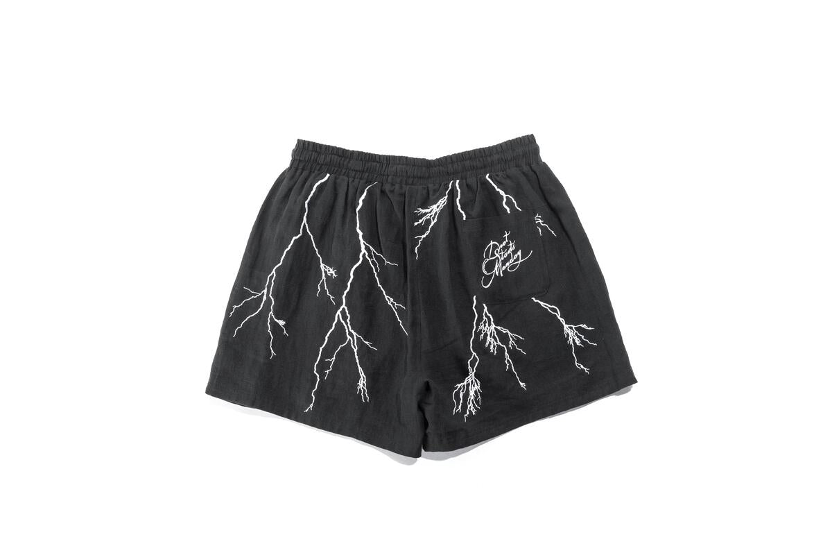 Diet Starts Monday Lightning Shorts Black