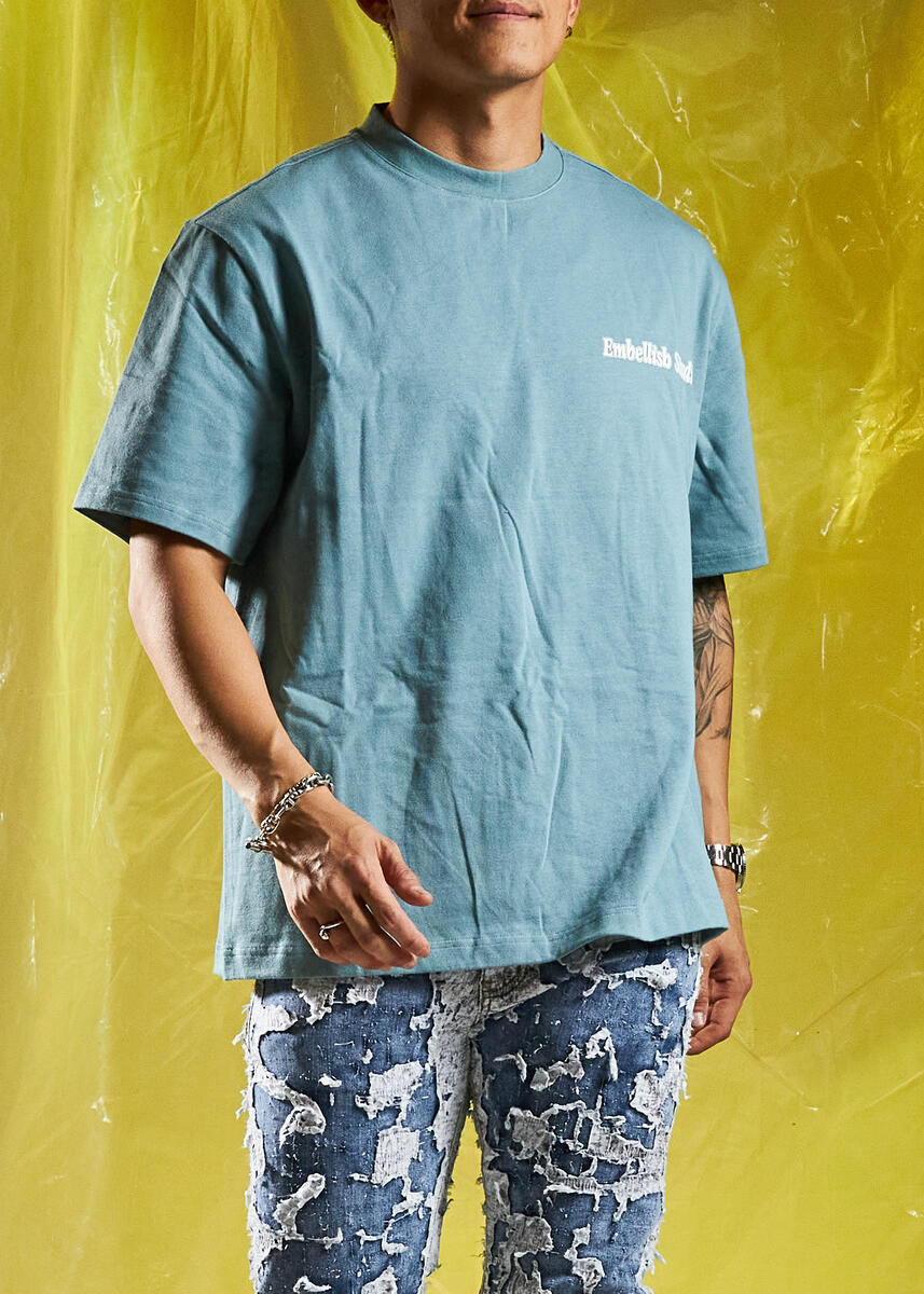 Embellish Studio Tee Teal (EMBSUM24-016)