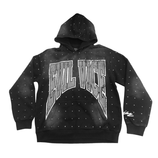 Evil Vice Flare Rhinestone Overdose Sweatshirt