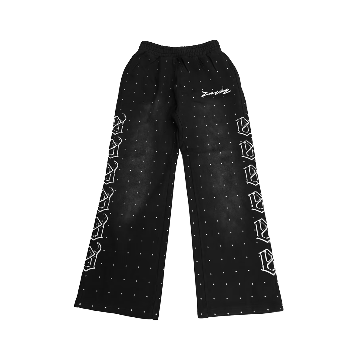 Evil Vice Flare Rhinestone Overdose Sweatpants