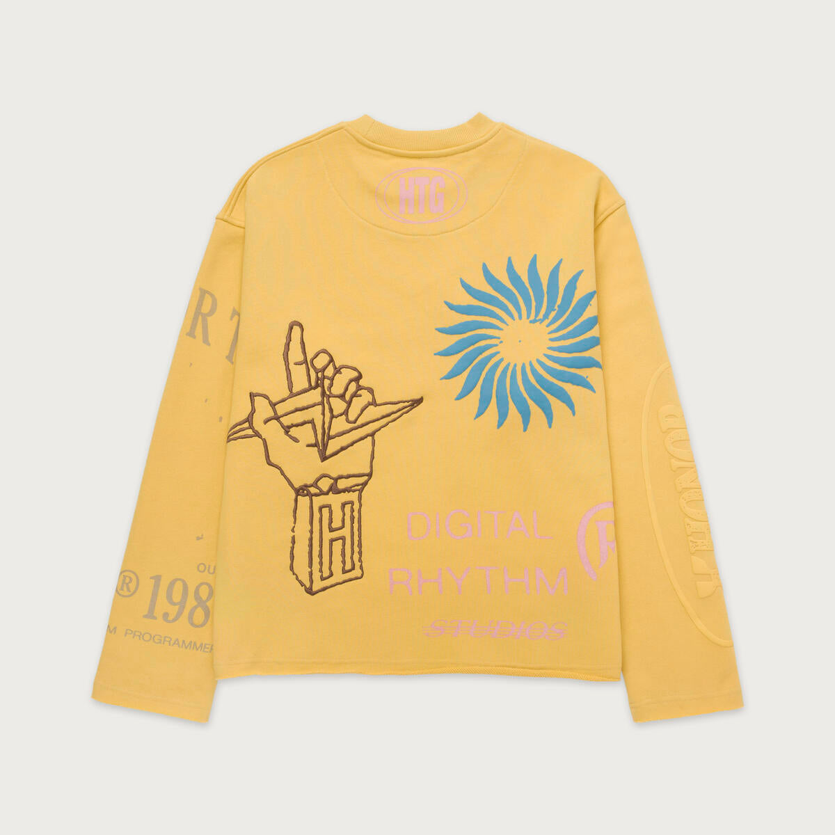 Honor The Gift Studio Crewneck 2.0 Yellow