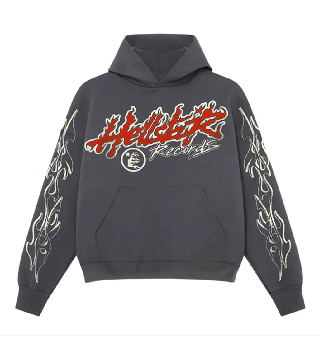 Hellstar Records Hoodie Black