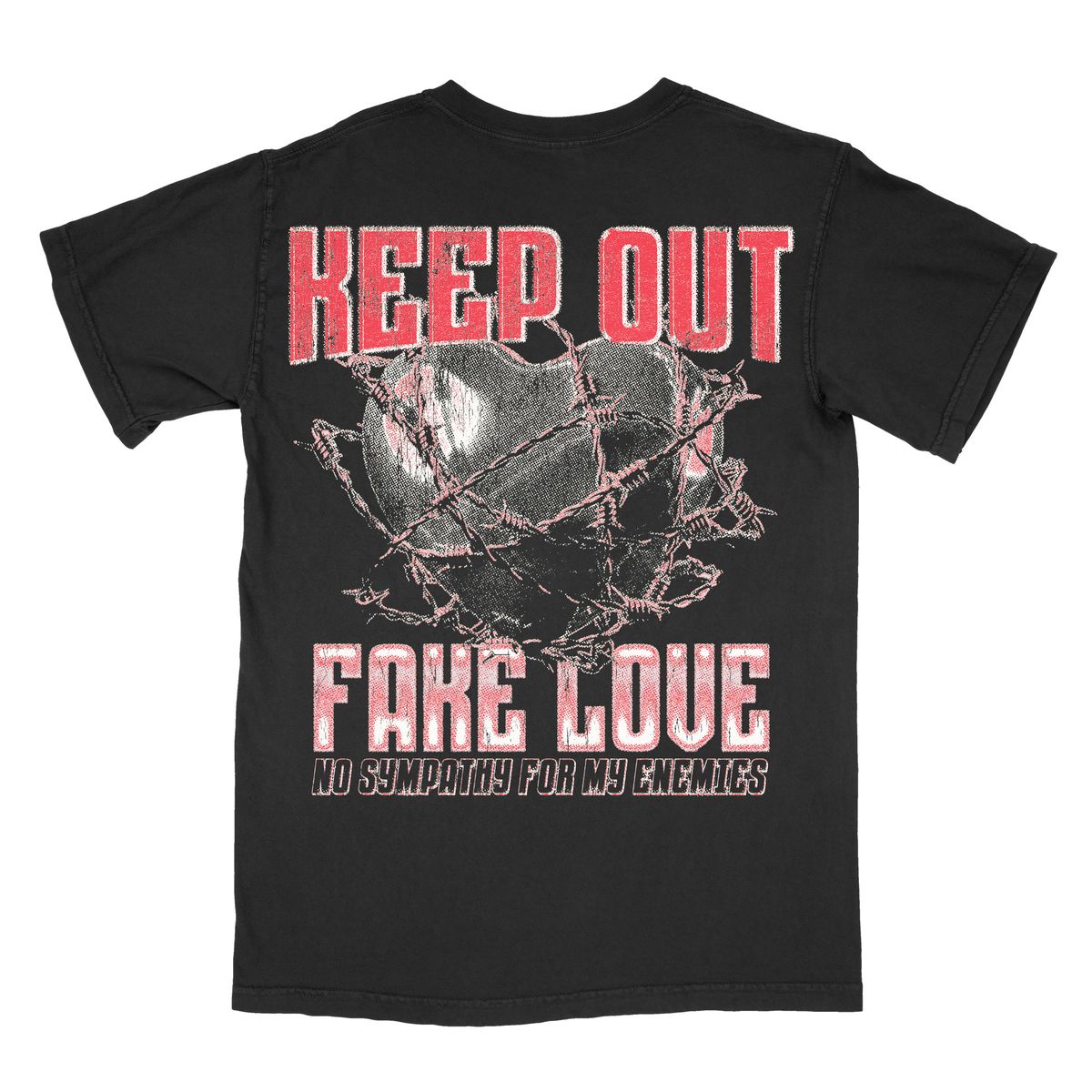 Keep Out Fake Love No Symps Tee