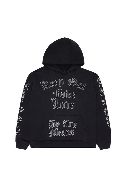 Keep Out Fake Love True Self Hoodie