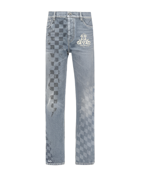 Lifted Anchors Mcenoe Checkered Denim