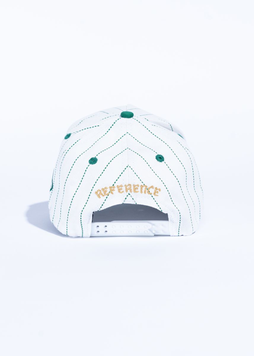 Reference Paradise LA Pinstripe White/Green Hat