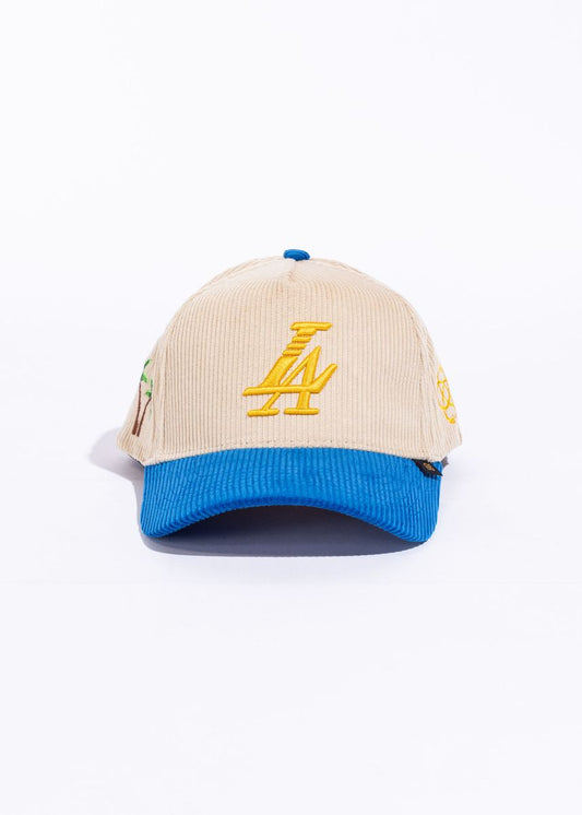 Reference Paradise LA Corduroy Cream/Blue/Yellow