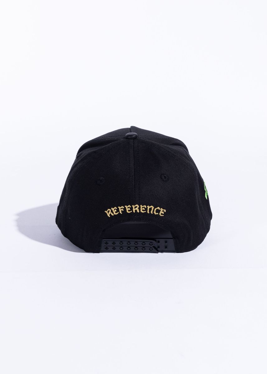 Reference Paradise LA Black Leather Brim Hat