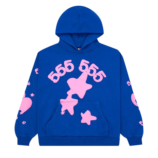 Sp5der Beluga Hoodie Blue