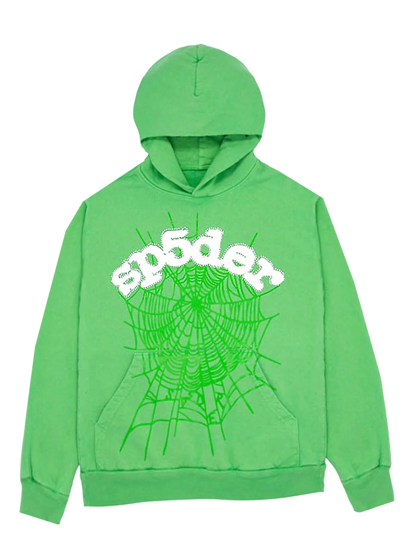 Sp5der Web Hoodie Slime Green