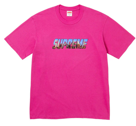 Supreme Gotham Tee Magenta