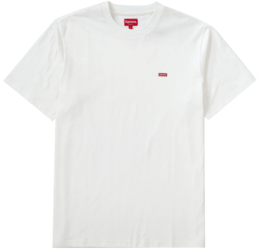 Supreme Small Box Logo White