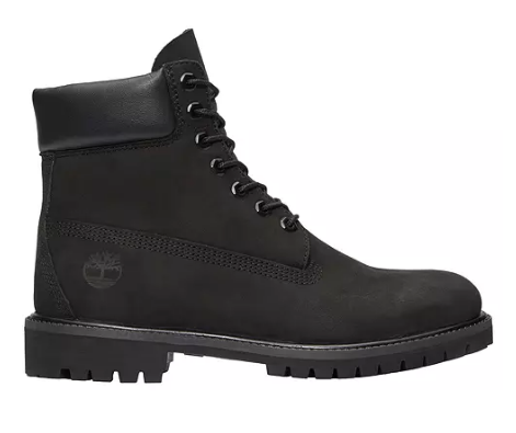 Timberland Mens Black 6-inch Premium Waterproof Boots