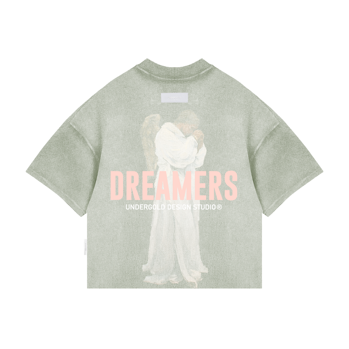 Undergold Dreamers The Prayer Boxy Fit Tee Sage