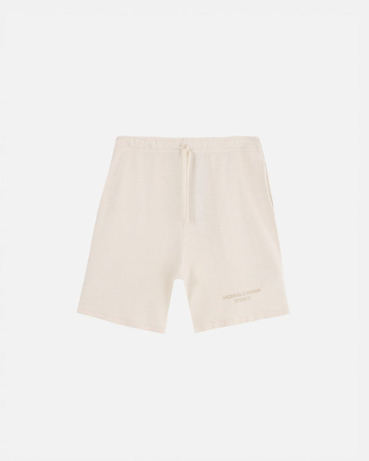 Undergold Basics Herringbone Knit Short Cream