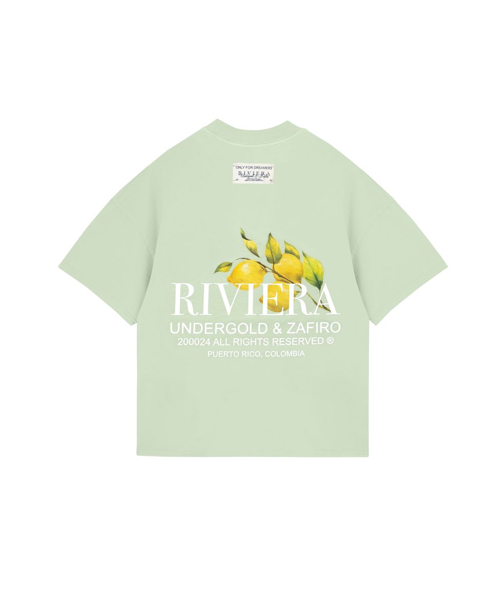 Undergold Riviera Lemon Tree Boxy Tee