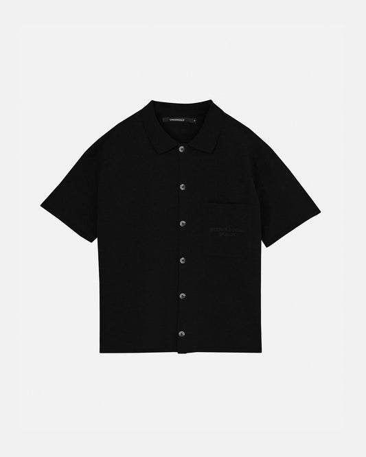 Undergold Design Studio Knit Short Sleeve Shirt Black