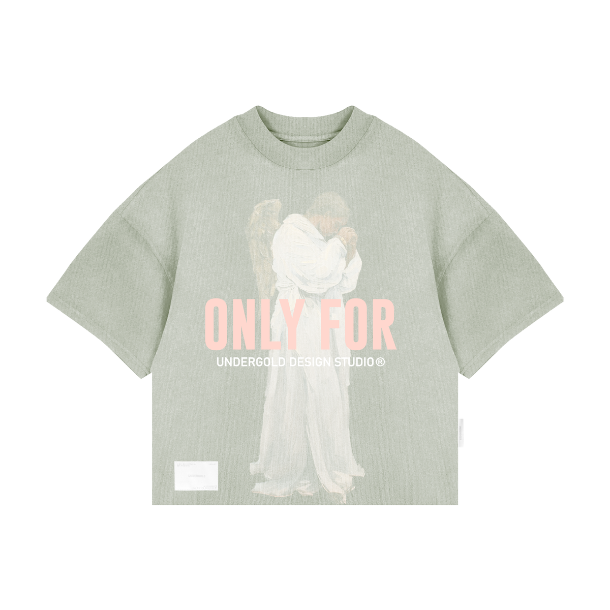 Undergold Dreamers The Prayer Boxy Fit Tee Sage