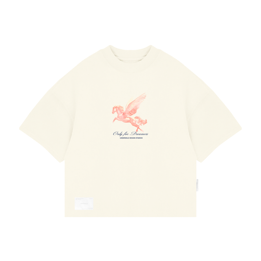 Undergold Dreamers The Prayer Boxy Fit Tee Cream