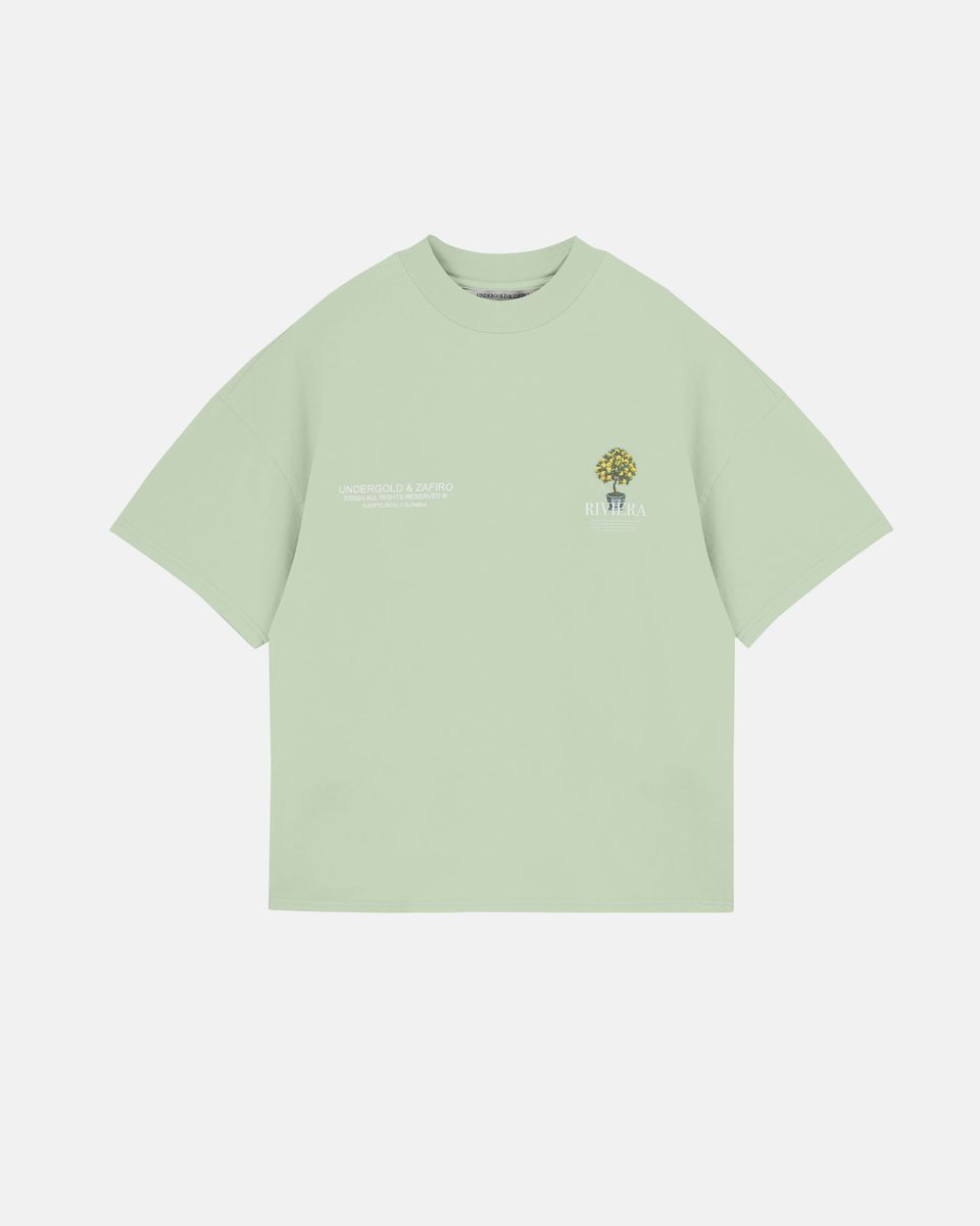 Undergold Riviera Lemon Tree Boxy Tee