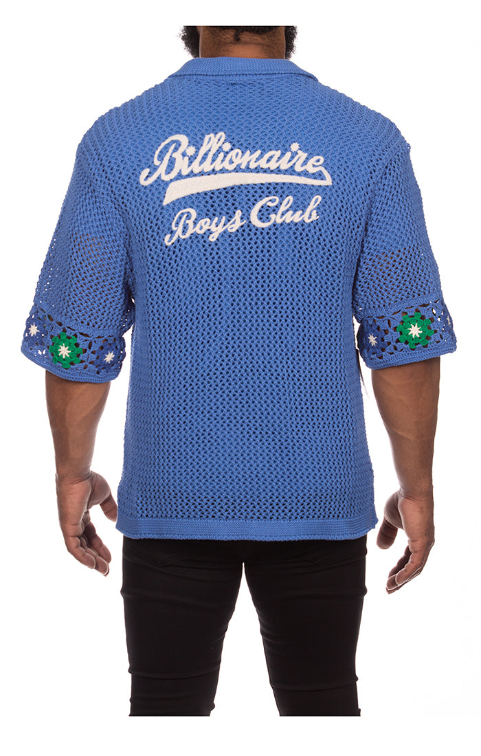 Billionaire Boys Club Stratosphere SS Knit Blue