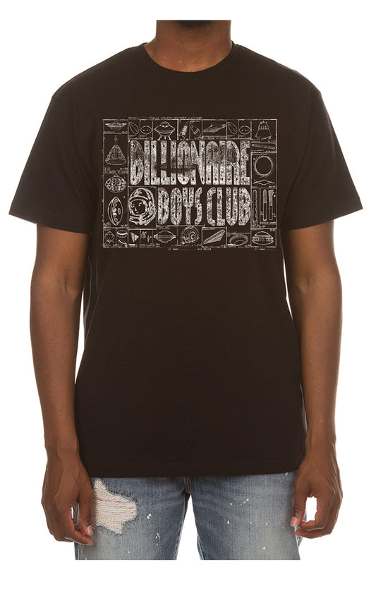 Billionaire Boys Club Schematic SS Tee Black