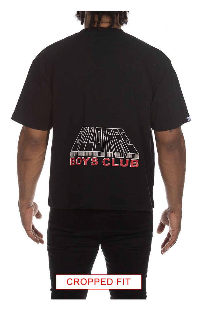 Billionaire Boys Club Contact SS Tee Cropped Black