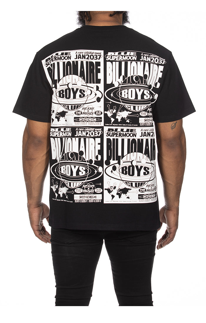 Billionaire Boys Club SuperMoon Black SS Tee