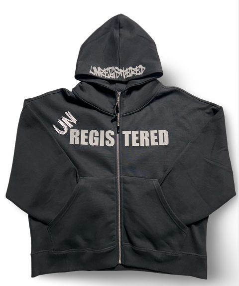 Unregistered Hoodie Black