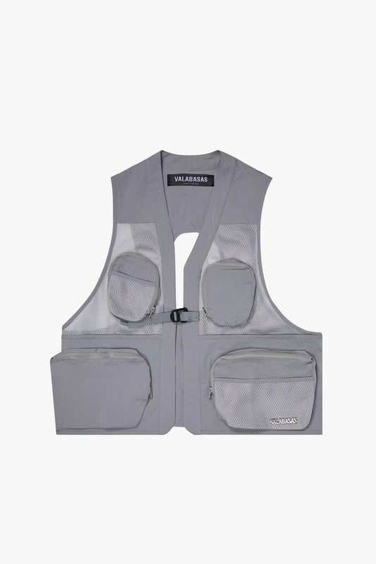 Valabasas Tactical Mesh Grey Nylon Vest