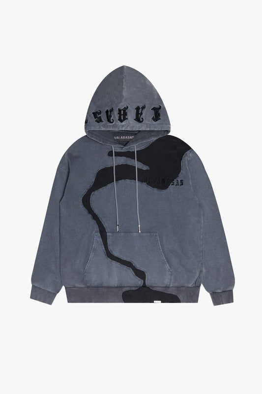 Valabasas Rivulet Grey/Black Hoodie