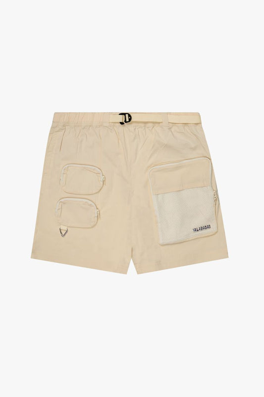 Valabasas Cargo Compact Nylon Shorts Off-White