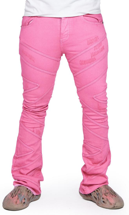 Valabasas Cassius Denim Stacked Pink