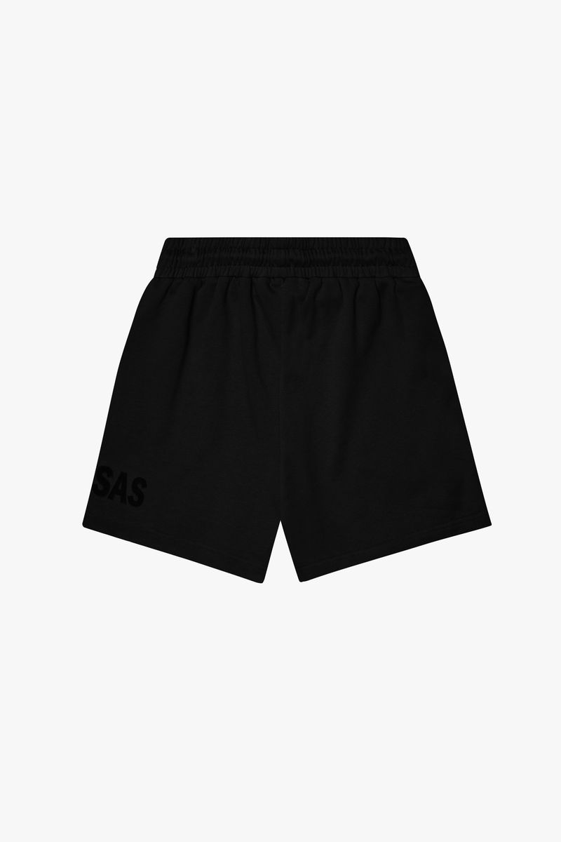 Valabasas Bloom Vintage Black Woven Shorts