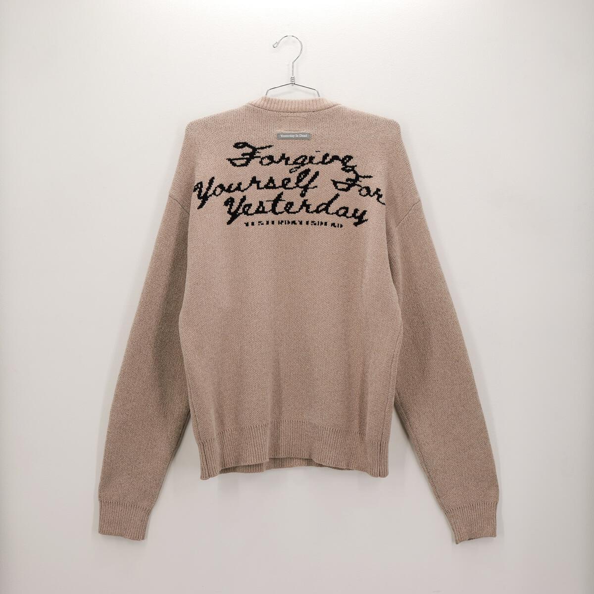 Yesterday Is Dead Petals Knit Sweater Sand