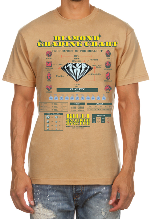 Billionaire Boys Club Grading Chart SS Tee Taffy