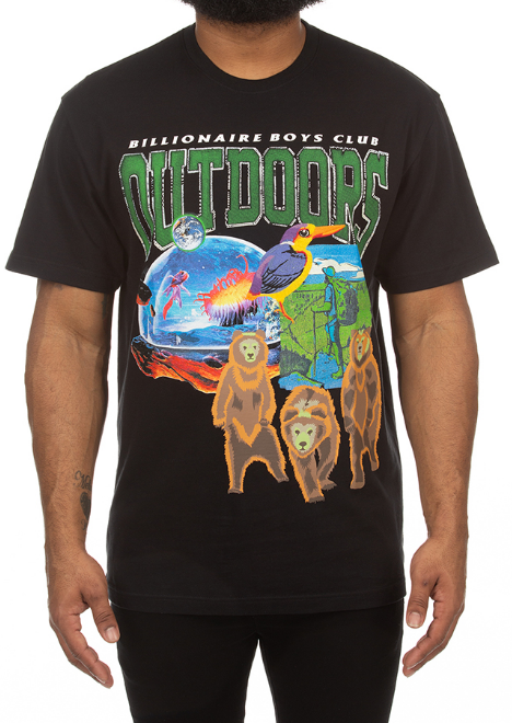 Billionaire Boys Club Outdoors SS Tee Black