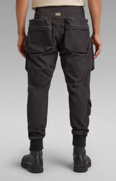 Projek Raw Men's Black Drawstring Cargo Capri Pants - Size Small - NWT