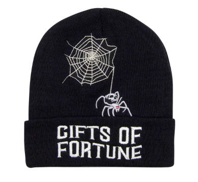 Gift Of Fortune Black Widow Beanie