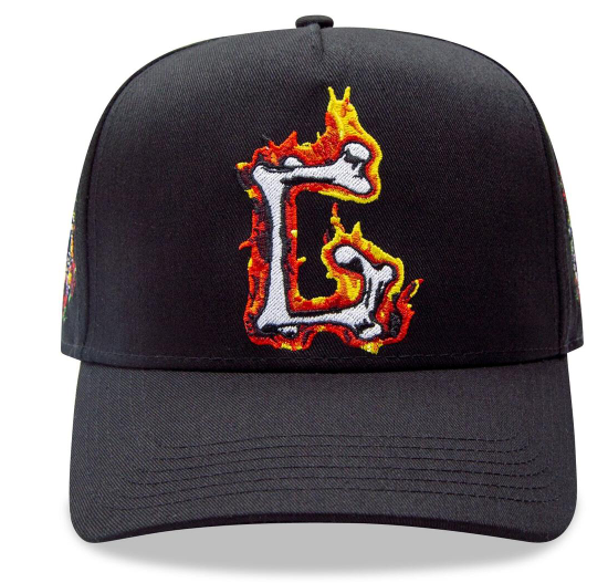 Gift Of Fortune G Flames Black Trucker Hat