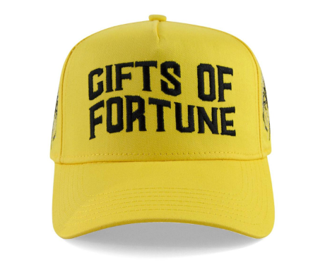 Gift Of Fortune  Black Widow Trucker Yellow