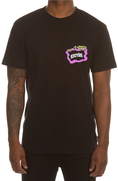 Icecream Health And Wealth SS Tee Black