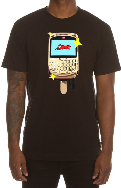 Icecream Gold Blackberry SS Tee Black